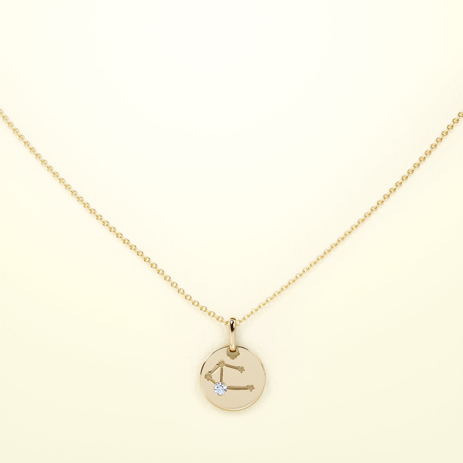 PURE Zodiac Waage - 14K Gold