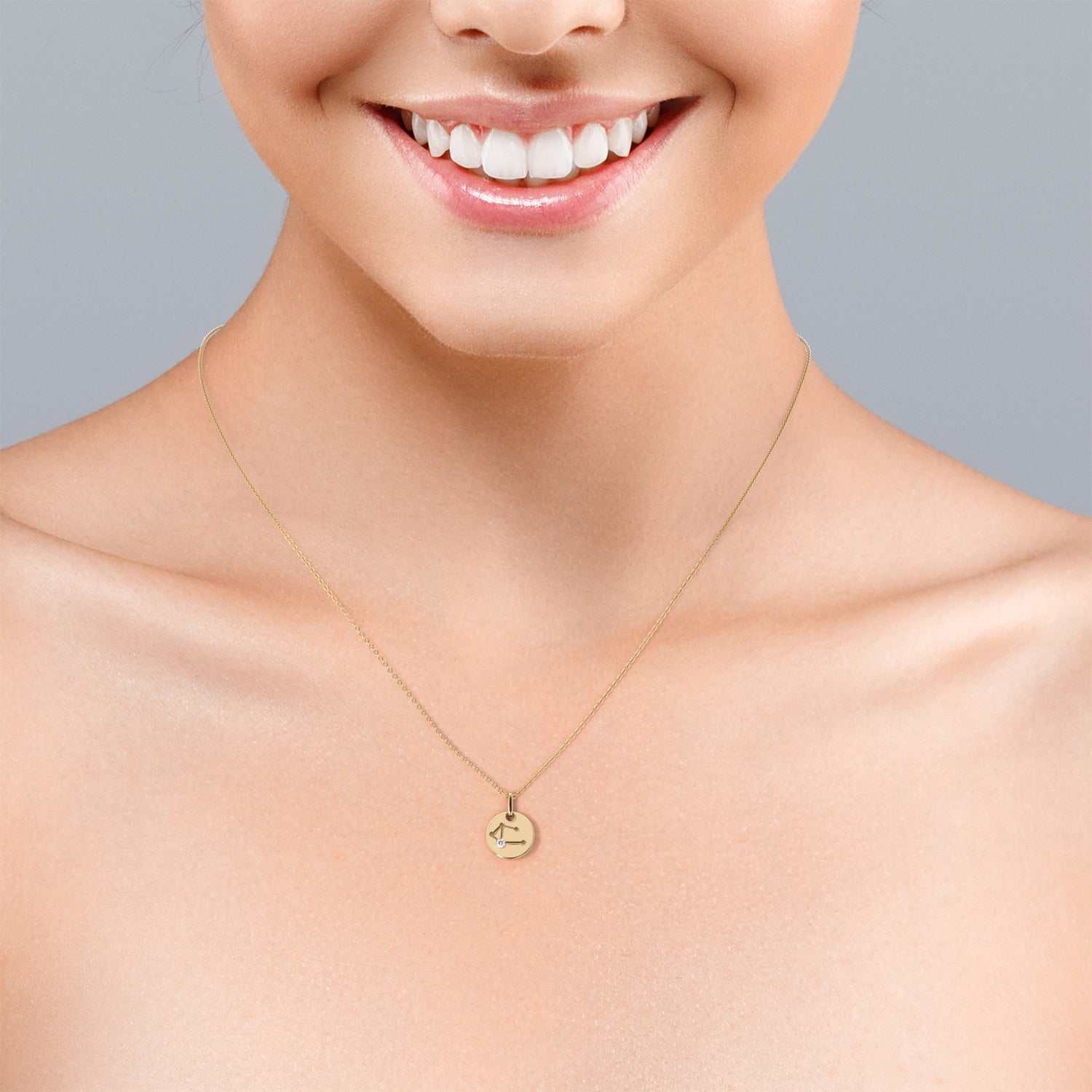 PURE Zodiac Waage - 14K Gold